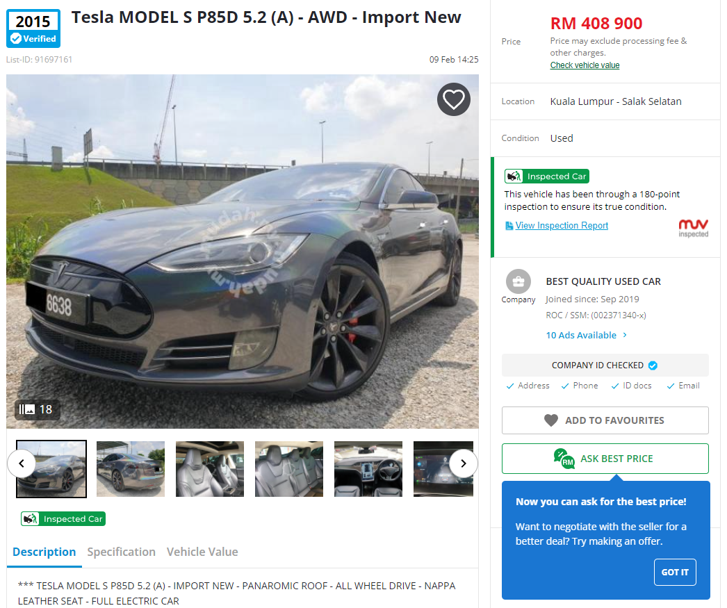 Are Tesla Resale Values Good Or Not? Mudah Insights