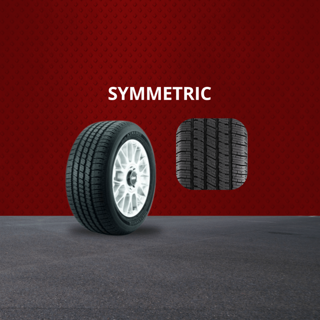 Symmetric Tyre Treads