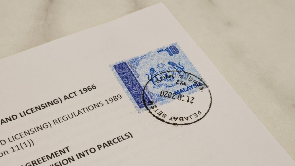 Stamp duty for property Sales And Purchase Agreement (SPA)